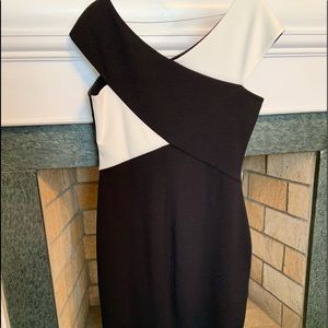 Black and white dress